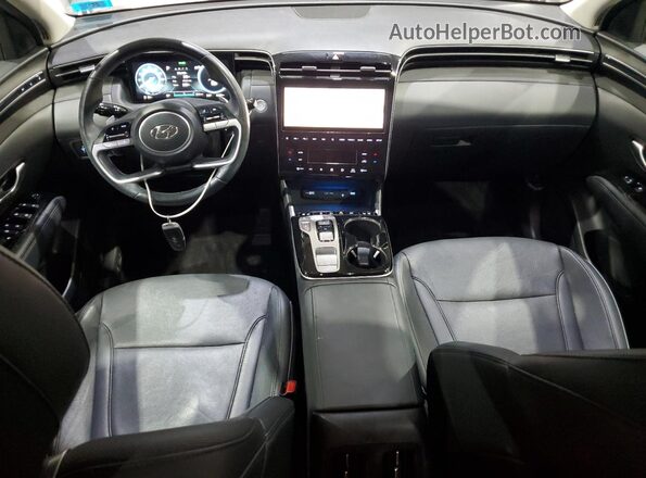 5NMJECAE1NH012358 2022 HYUNDAI TUCSON Gray Widok deski rozdzielczej