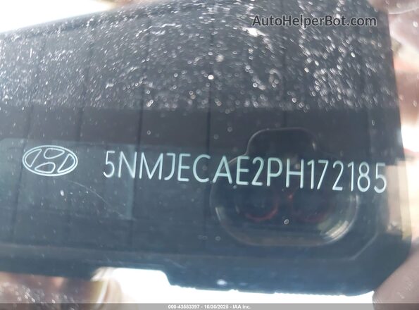 5NMJECAE2PH172185 2023 HYUNDAI TUCSON Черный Вид подкапотного пространства
