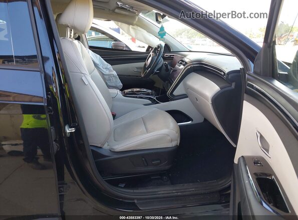 5NMJECAE2PH172185 2023 HYUNDAI TUCSON Черный Вид салона спереди