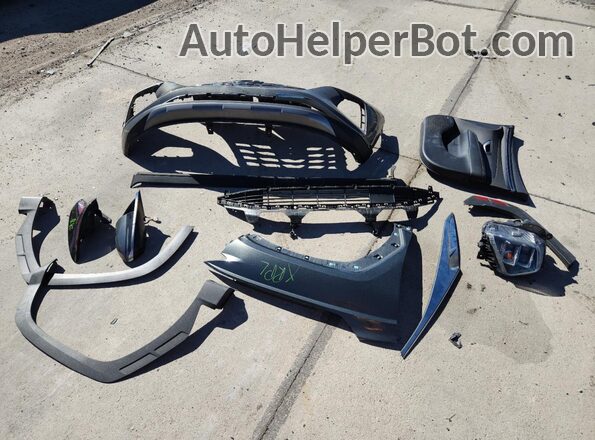 5NMJECAE5NH005977 2022 HYUNDAI TUCSON Gray Widok naklejki z numerem VIN