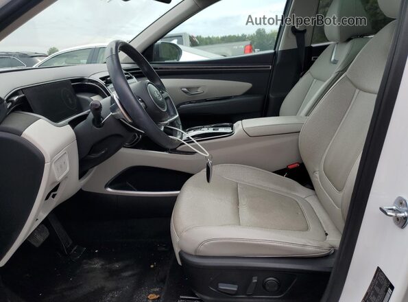 5NMJECAE8NH004094 2022 HYUNDAI TUCSON White Widok wnętrza z przodu