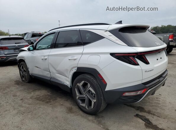 5NMJECAE8NH004094 2022 HYUNDAI TUCSON White Tył lewy