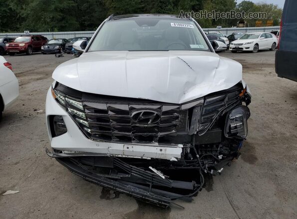 5NMJECAE8NH004094 2022 HYUNDAI TUCSON White Widok z przodu