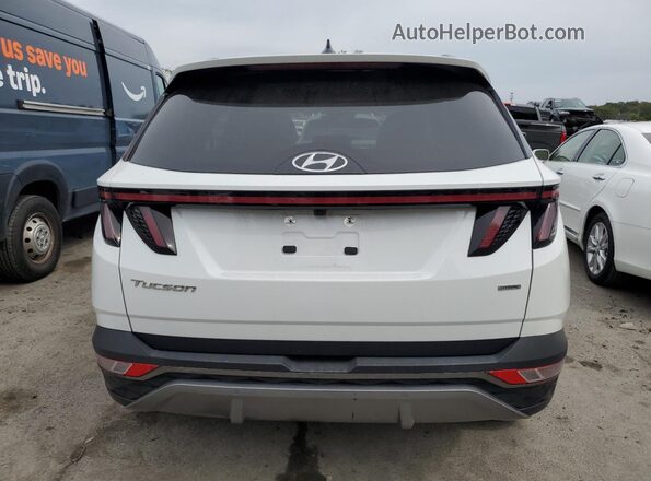 5NMJECAE8NH004094 2022 HYUNDAI TUCSON White Widok z tyłu