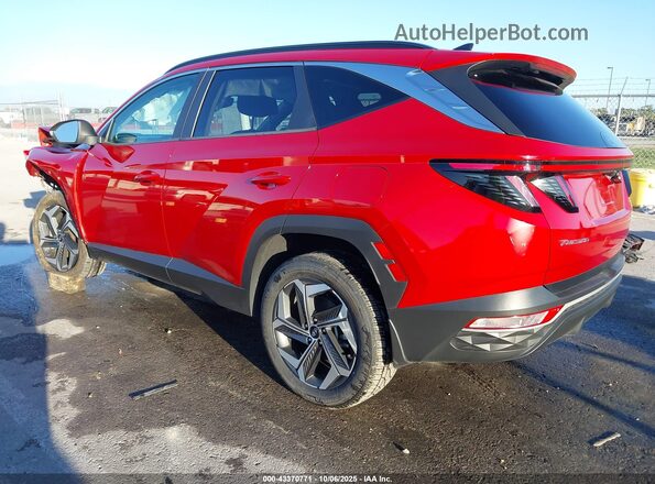 5NMJFCAE2NH068323 2022 HYUNDAI TUCSON Red Trasero izquierdo