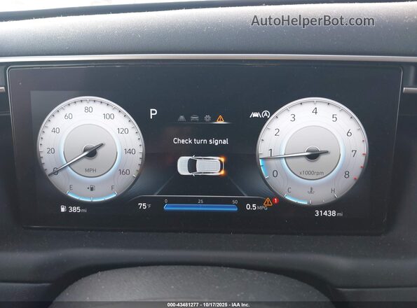 5NMJFCAE9NH093090 2022 HYUNDAI TUCSON White Vista de los asientos traseros