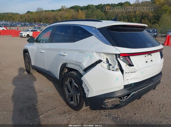 5NMJFCAE9NH093090 2022 HYUNDAI TUCSON White Trasero izquierdo