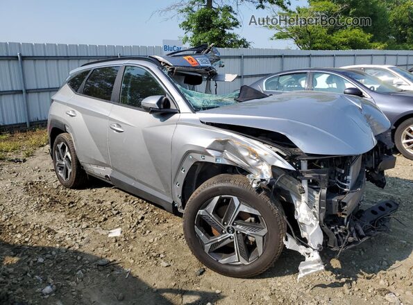 5NMJFCAEXNH128736 2022 HYUNDAI TUCSON Серебряный Передняя правая четверть