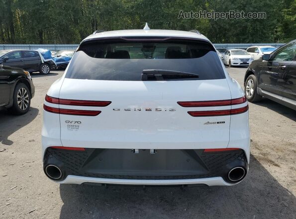 5NMMCDTC0RH001507 2024 GENESIS GV70 White Հետևի տեսք