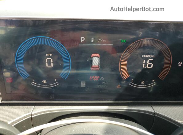 5NMP14GL0SH140409 2025 HYUNDAI SANTA Gray Սարքավորումների վահանակի տեսք