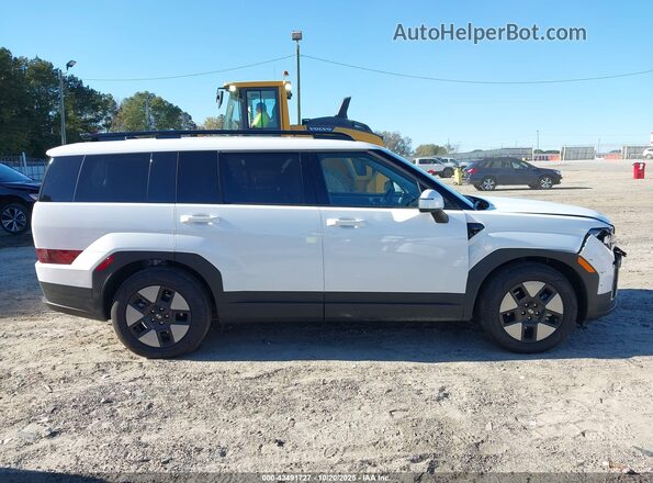 5NMP24G13RH007410 2024 HYUNDAI SANTA FE HYBRID Белый Вид задней части салона
