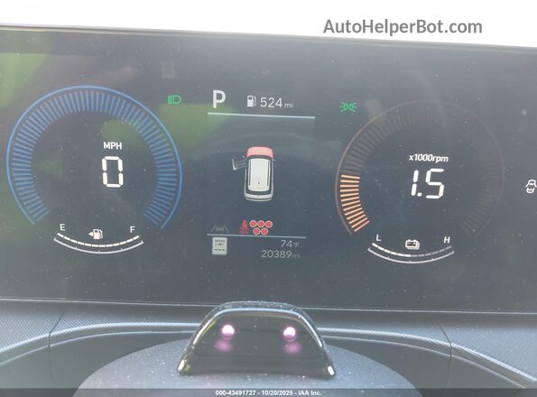 5NMP24G13RH007410 2024 HYUNDAI SANTA FE HYBRID Белый Вид задних сидений