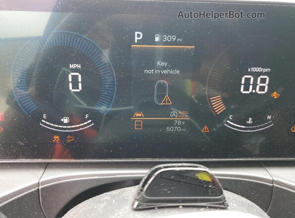 5NMP24GL0SH096778 2025 HYUNDAI SANTA Серый Вид щитка приборов