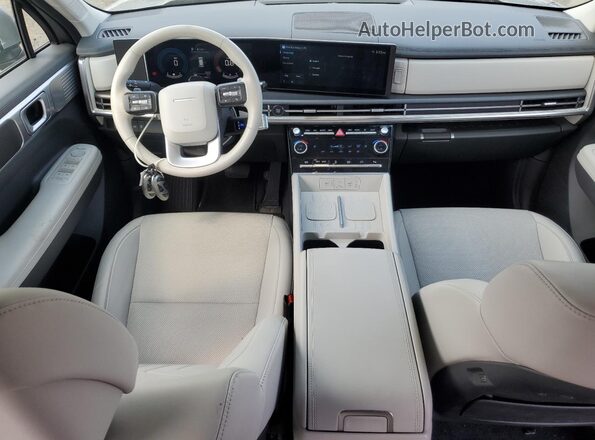 5NMP24GL3RH003908 2024 HYUNDAI SANTA Серебряный Вид панели приборов