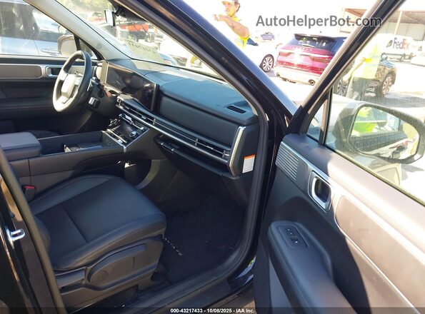 5NMP2DG19RH007573 2024 HYUNDAI SANTA FE HYBRID Black Սալոնի դիմացի տեսք