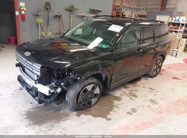 5NMP2DG19SH017722 2025 HYUNDAI SANTA FE HYBRID Black Vista tres cuartos delantera izquierda