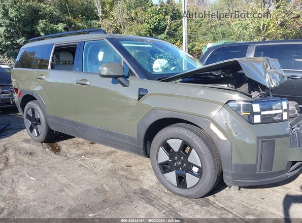 5NMP2DG1XSH032598 2025 HYUNDAI SANTA FE HYBRID Green Vista interior trasera