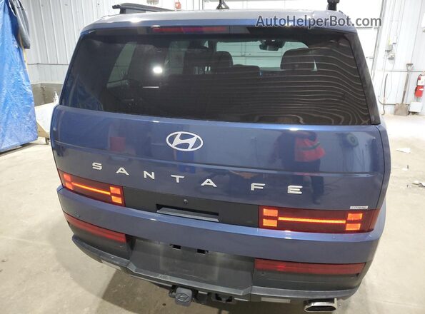 5NMP2DGLXSH145145 2025 HYUNDAI SANTA Синий Вид сзади