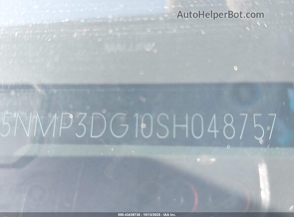 5NMP3DG10SH048757 2025 HYUNDAI SANTA FE HYBRID Blue 
