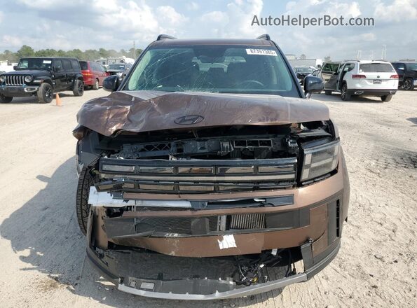5NMP3DGL4SH106855 2025 HYUNDAI SANTA Brown წინა ხედი