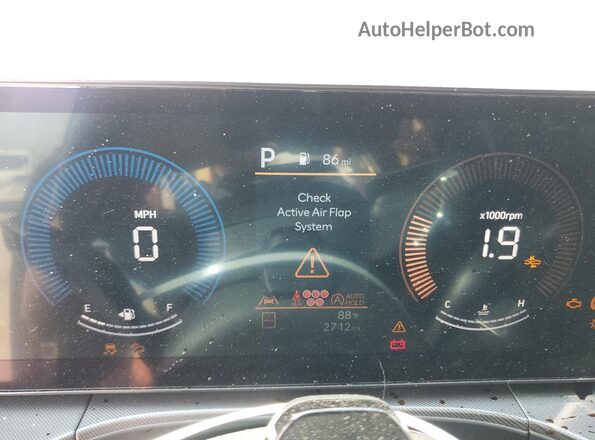5NMP3DGL4SH106855 2025 HYUNDAI SANTA Brown ხელსაწყოთა პანელის ხედი