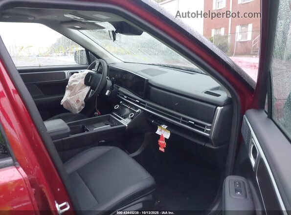5NMP3DGL7RH039789 2024 HYUNDAI SANTA FE Red Вид салону спереду