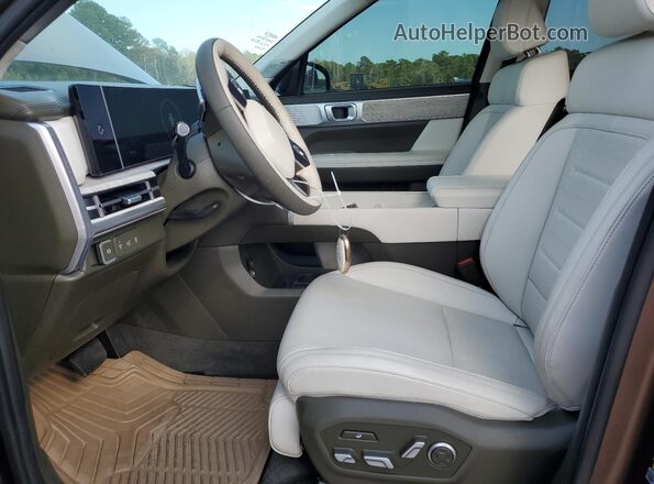 5NMP54GL9RH053655 2024 HYUNDAI SANTA FE CALLIGRAPHY Коричневый Вид салона спереди