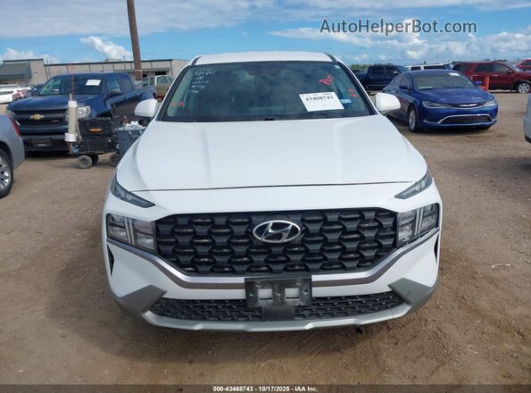 5NMS14AJ1MH320146 2021 HYUNDAI SANTA FE Белый Вид щитка приборов