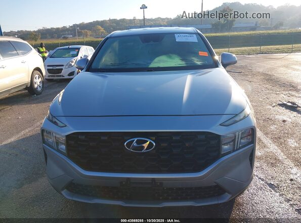 5NMS14AJ5MH368667 2021 HYUNDAI SANTA FE Silver Rear interior view