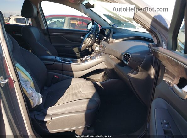 5NMS14AJ7MH345598 2021 HYUNDAI SANTA FE Gray Widok wnętrza z przodu