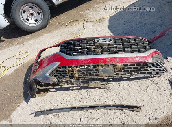 5NMS14AJXMH333462 2021 HYUNDAI SANTA FE Red Widok zestawu wskaźników