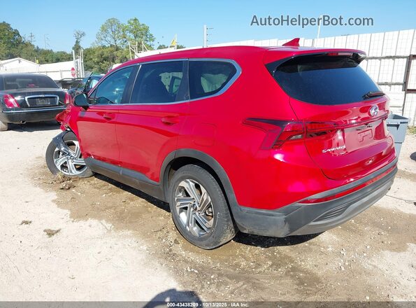 5NMS14AJXMH333462 2021 HYUNDAI SANTA FE Red Tył lewy