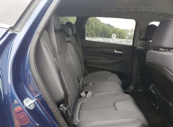 5NMS1DAJ0MH344826 2021 HYUNDAI SANTA Blue Vista interior trasera