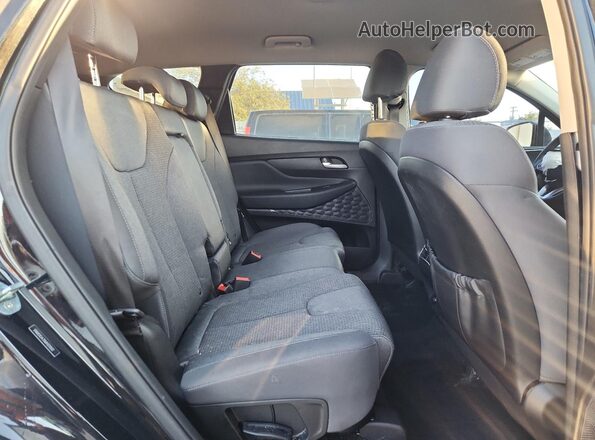 5NMS1DAJ5MH370502 2021 HYUNDAI SANTA Black Вид задньої частини салону