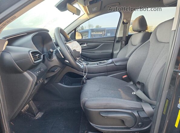 5NMS1DAJ5MH370502 2021 HYUNDAI SANTA Black Вид салону спереду
