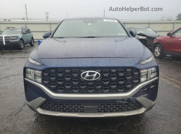 5NMS1DAJ8MH362670 2021 HYUNDAI SANTA Blue Вид спереду