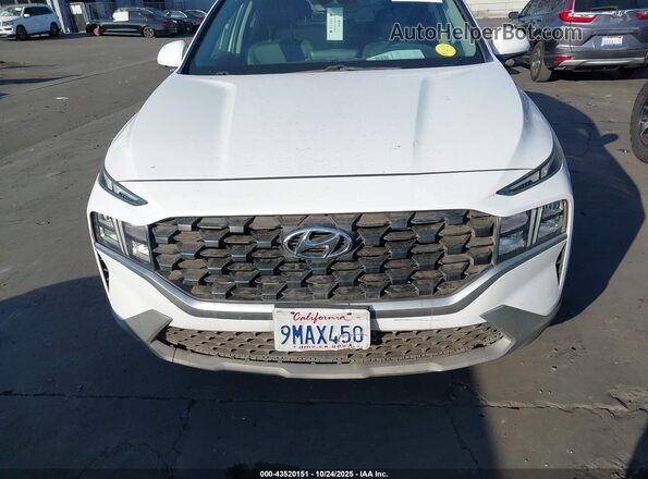 5NMS1DAJ8NH446408 2022 HYUNDAI SANTA FE White Rear interior view