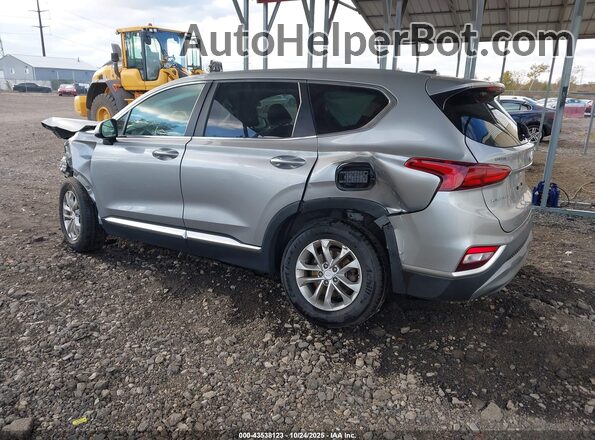 5NMS23AD1LH270199 2020 HYUNDAI SANTA FE Silver Հետևի ձախ