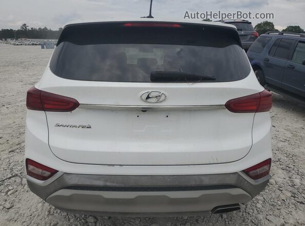 5NMS23AD2LH150380 2020 HYUNDAI SANTA White Вид ззаду