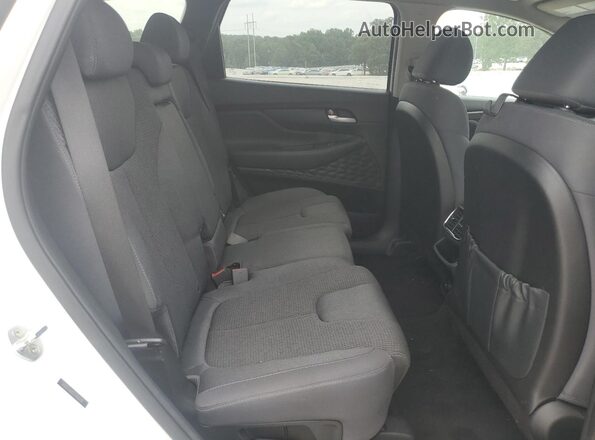 5NMS23AD2LH150380 2020 HYUNDAI SANTA White Вид задньої частини салону
