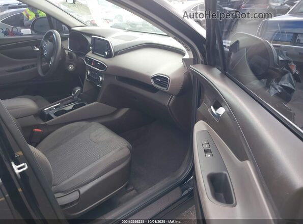 5NMS23AD2LH160052 2020 HYUNDAI SANTA FE Black Front interior view