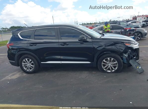 5NMS23AD2LH160052 2020 HYUNDAI SANTA FE Black Rear interior view