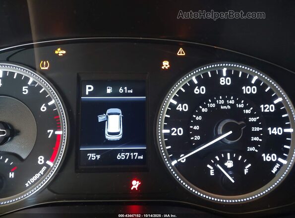 5NMS23AD3LH174459 2020 HYUNDAI SANTA FE Черный Вид задних сидений