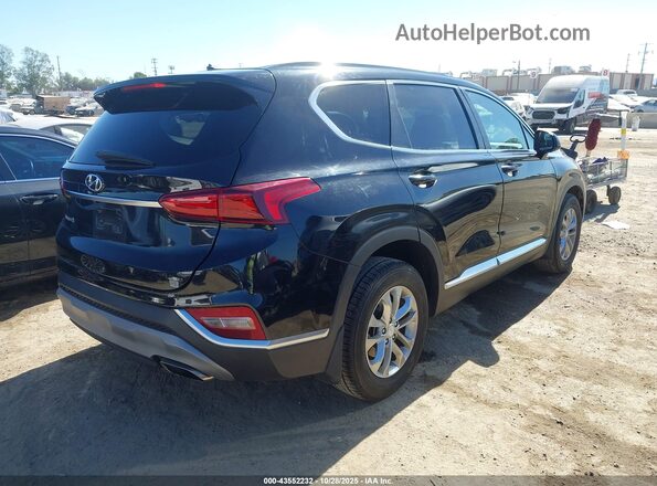 5NMS23AD3LH230870 2020 HYUNDAI SANTA FE Black უკანა მარჯვენა