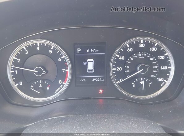 5NMS23AD3LH230870 2020 HYUNDAI SANTA FE Black უკანა სავარძლების ხედი