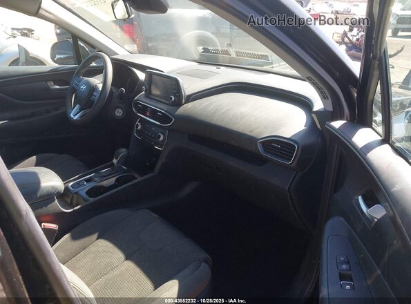 5NMS23AD3LH230870 2020 HYUNDAI SANTA FE Black წინა სალონის ხედი