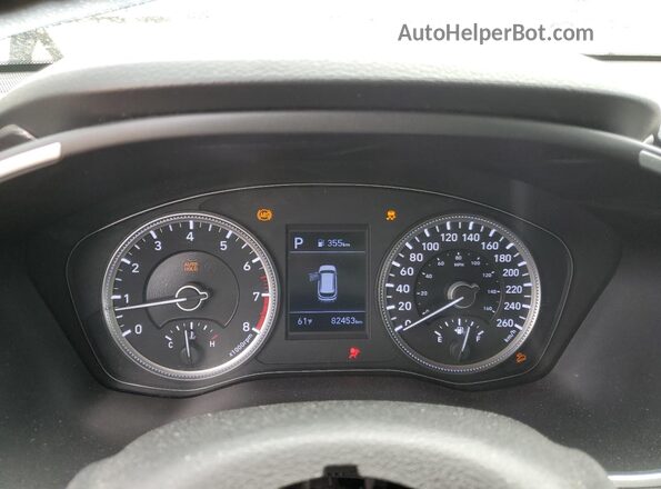 5NMS23AD4LH139705 2020 HYUNDAI SANTA Blue Սարքավորումների վահանակի տեսք