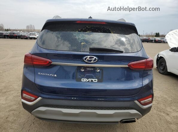 5NMS23AD4LH139705 2020 HYUNDAI SANTA Blue Հետևի տեսք