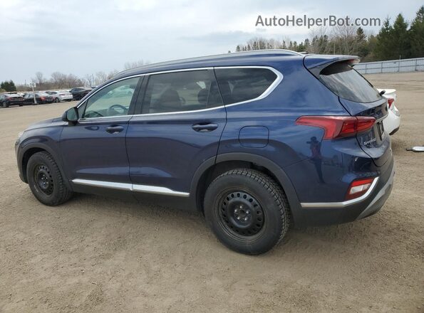 5NMS23AD4LH139705 2020 HYUNDAI SANTA Blue Հետևի ձախ