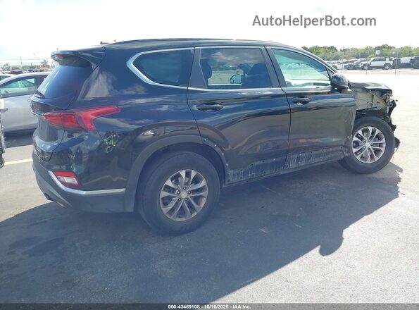 5NMS23AD4LH242543 2020 HYUNDAI SANTA FE Черный Задняя правая четверть